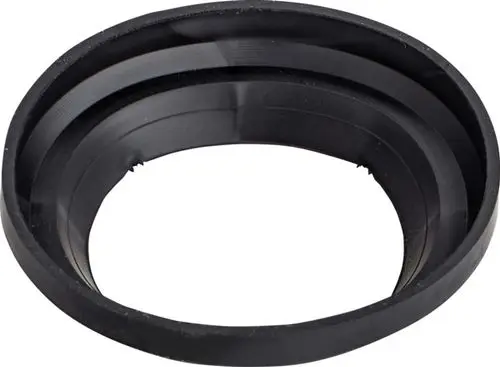 Schwarze Membran mit mehreren Rillen, geeignet für Joy-Stick WT-Armaturen von Ideal Standard. Klarer und funktionaler Aufbau für Dichtungen.
